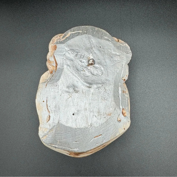 Rare Vintage Arab Man Chalkware Head Made In England - Picture 9 of 13